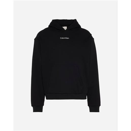 Calvin klein sport over m - felpa - uomo - nero