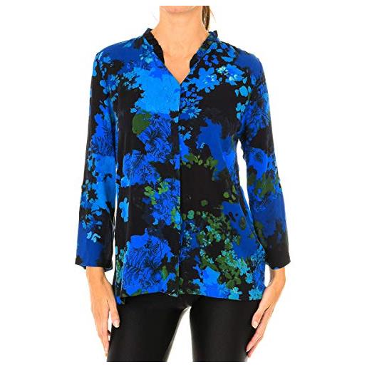 Desigual cam_ancona camicia, blu (azur agate 5026), x-small donna