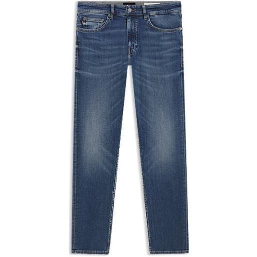 BOSS jeans delaware slim fit in denim super stretch blu, blu