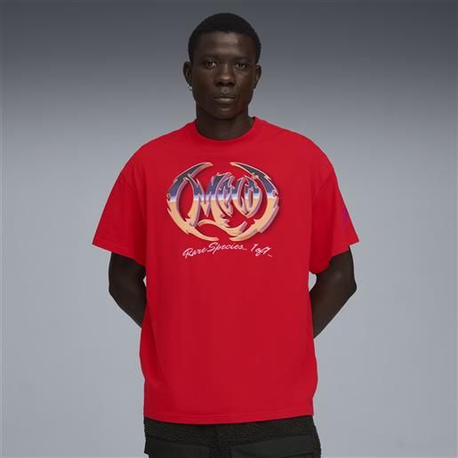 PUMA t-shirt la. Melo supernova i da uomo, abbigliamento, rosso, s