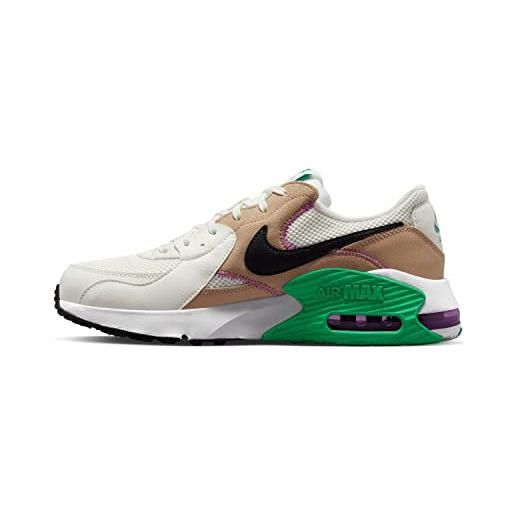 NIKE air max excee, sneaker uomo, sail/black-hemp-stadium green, 43 eu