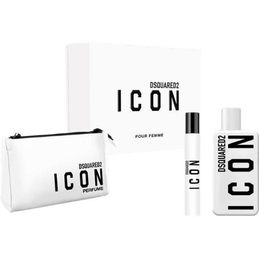 Dsquared2 icon for her eau de parfum - set 100ml + mini 10ml + trousse