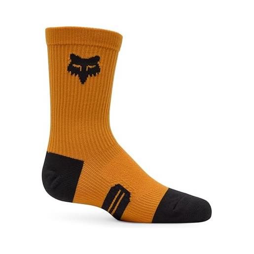 Fox Racing yth 6 ranger crew sock calzini, caramello, l bambini e ragazzi