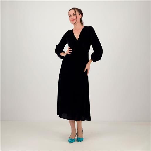 Palazzo Moda abito lungo in velluto