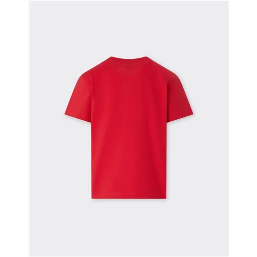 Ferrari t-shirt in cotone con logo Ferrari - t-shirts racing red 10y
