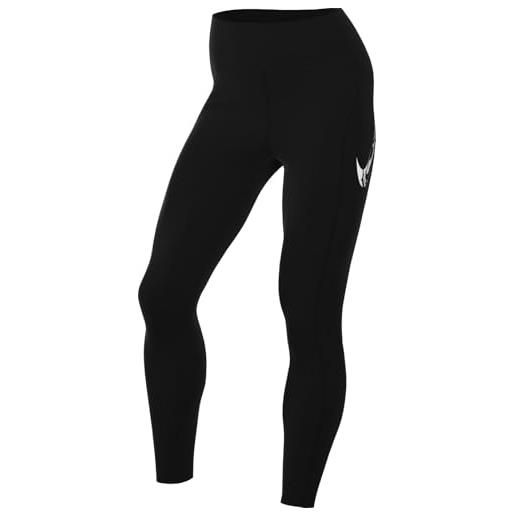 Nike leggings da donna a 7/8 corsa, fast 7/8, con vita media per donna