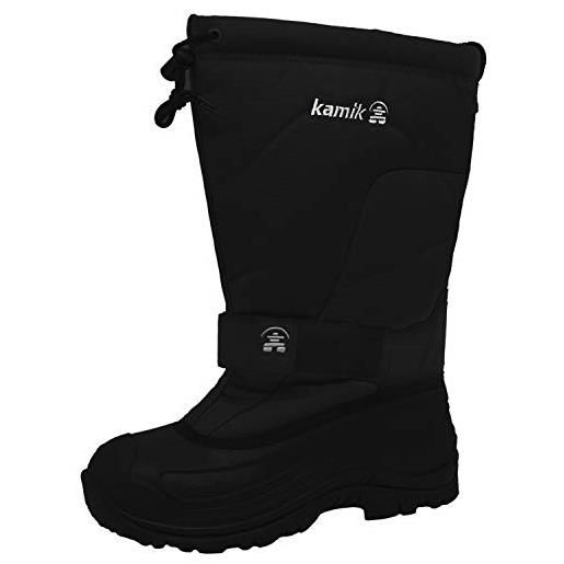 Kamik greenbay4 - stivali da neve uomo, nero (black blk), 42 eu