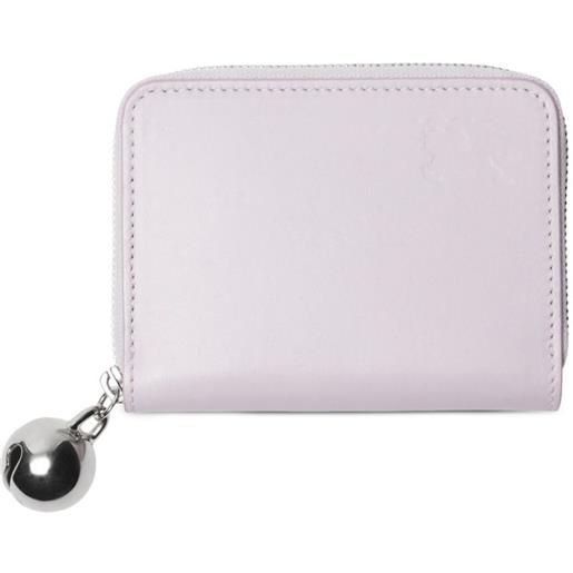 Burberry portafoglio ekd con ciondolo - viola