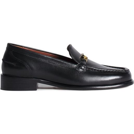 Pantofole da donna in tessuto con fibbia