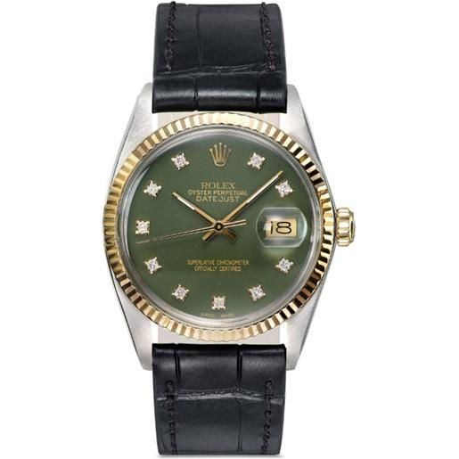 Lizzie Mandler Fine Jewelry orologio datejust 36mm personalizzato - verde