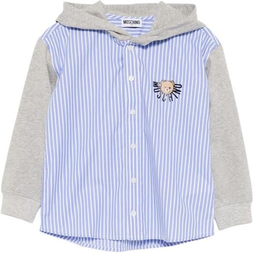 Moschino Kids top con stampa - blu