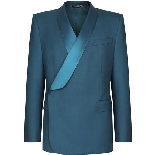 Dolce & Gabbana blazer doppiopetto - blu