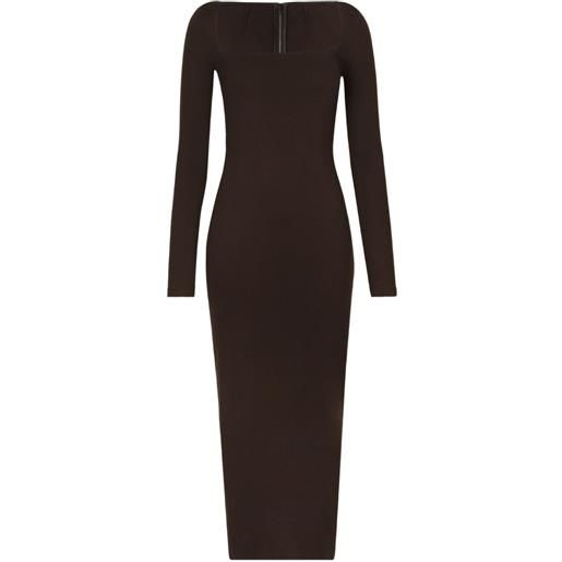Dolce & Gabbana abito midi - marrone