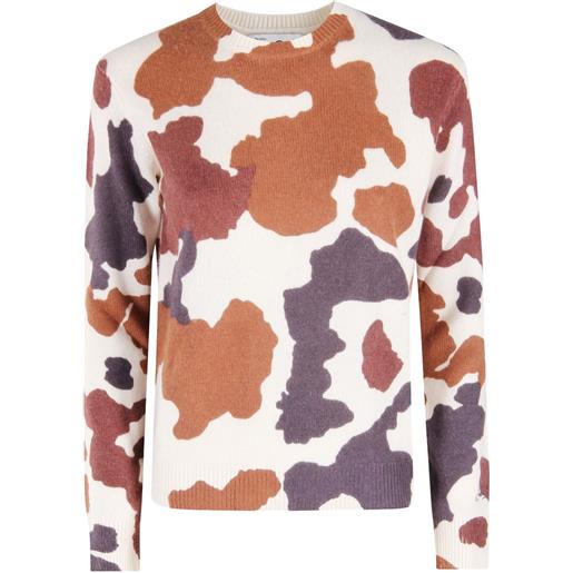 MC2 Saint Barth maglione girocollo con stampa - toni neutri