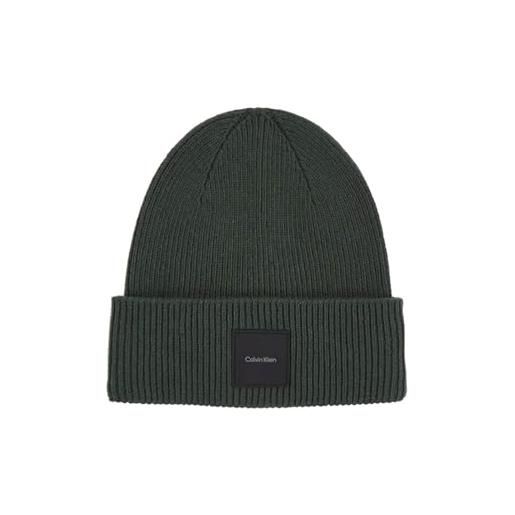 Calvin Klein cotton/wool fine rib m14 - green one size