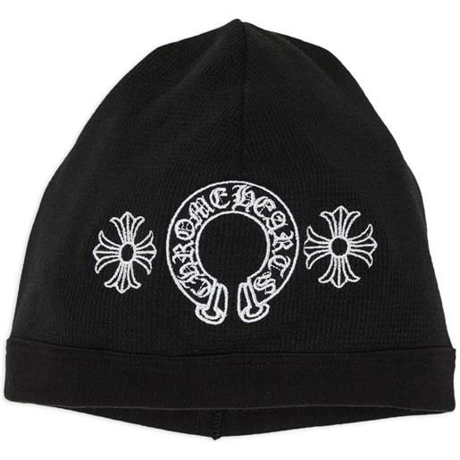 Chrome Hearts berretto con ferro di cavallo - nero