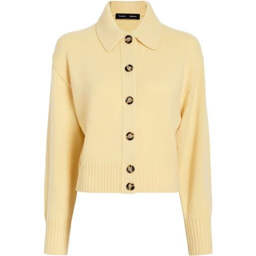Proenza Schouler cardigan rocio - giallo