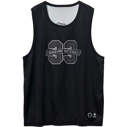 Chrome Hearts canotta reversibile - nero