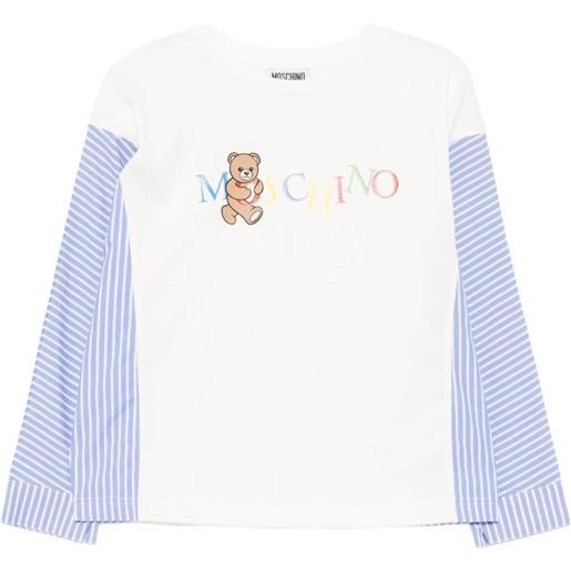 Moschino Kids t-shirt teddy bear - bianco