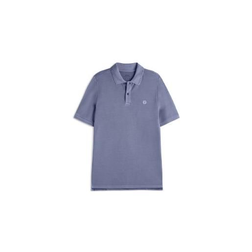 ECOALF per uomo. Mcmgapotanob0820s24-142 polo tano in piqué blu lilla [3114455], casual, manica corta, cotone biologico, sostenibile