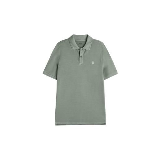 ECOALF per uomo. Mcmgapotanob0820s24-095 polo in piquet tano verde [3114457], casual, manica corta, cotone biologico, sostenibile