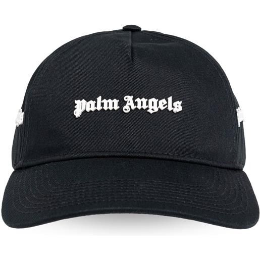 Palm Angels cappello da baseball con ricamo - nero