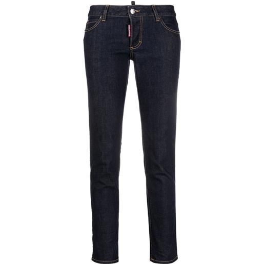 DSQUARED2 jeans slim crop - blu
