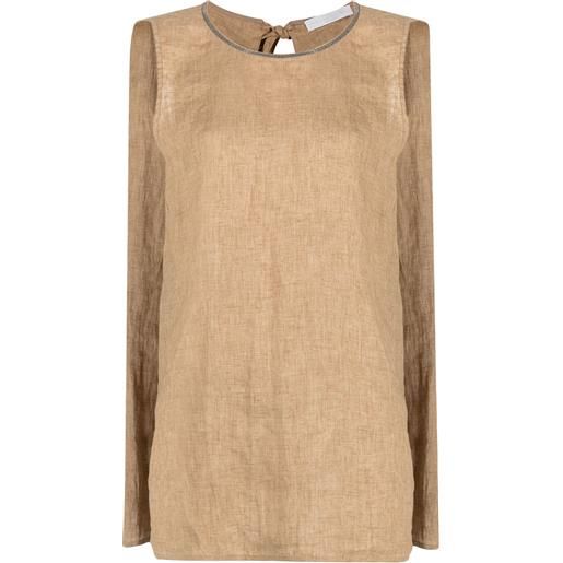 Fabiana Filippi blusa - marrone