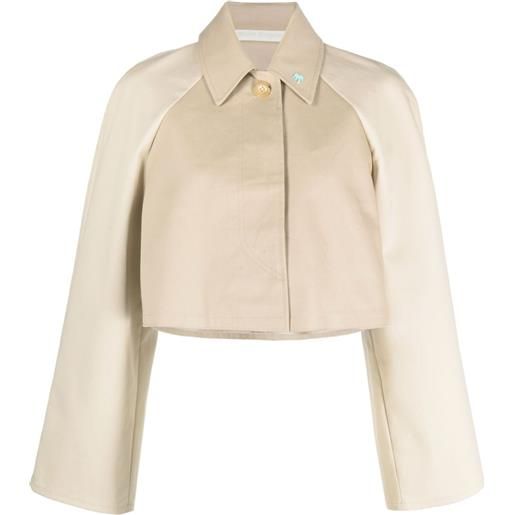 Palm Angels trench crop - toni neutri