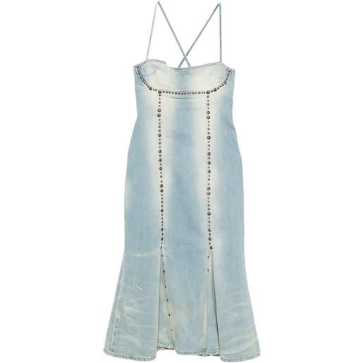 Blumarine abito con borchie