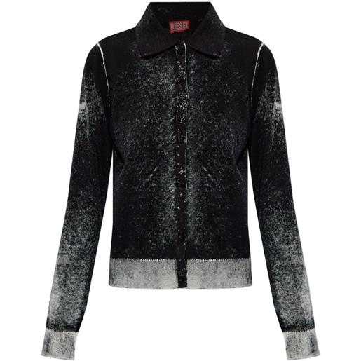 Diesel cardigan m-loren - nero