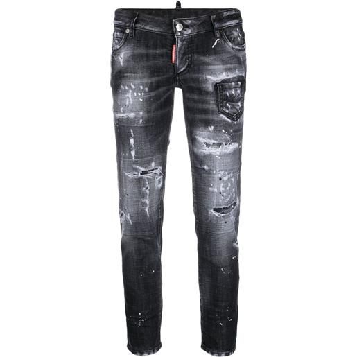 DSQUARED2 jeans jennifer crop - grigio