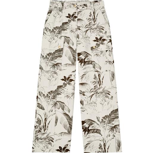 Palm Angels cargo jungle a gamba ampia - toni neutri