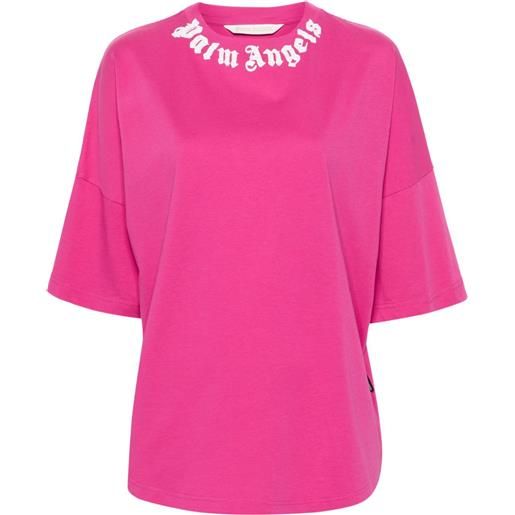 Palm Angels t-shirt con stampa - rosa