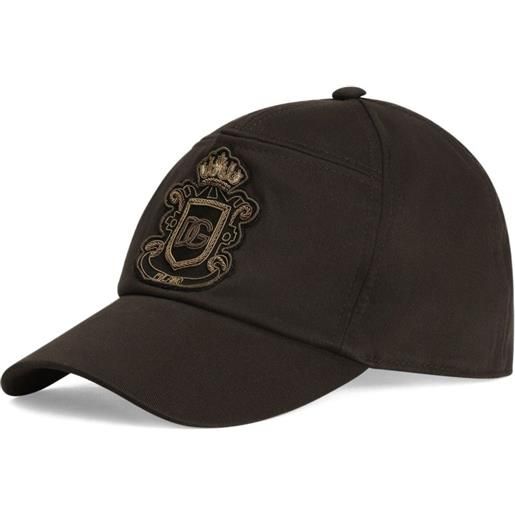 Dolce & Gabbana cappello con logo - marrone