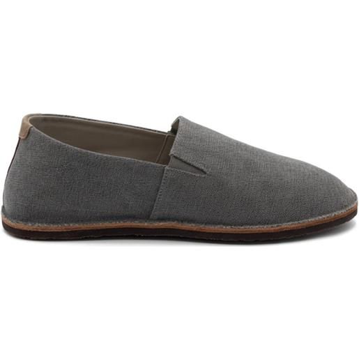 Brunello Cucinelli espadrillas in tela - grigio