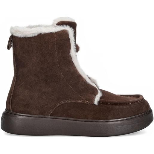 TWINSET stivaletti con zip - marrone