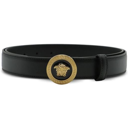 Versace cintura in pelle - nero
