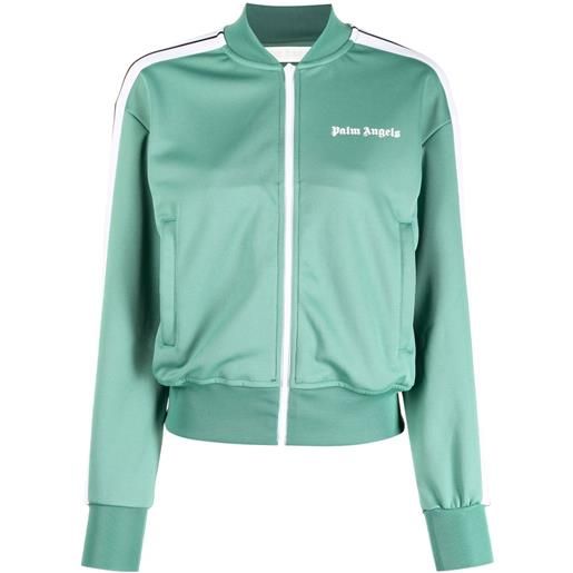 Palm Angels giacca sportiva con stampa - verde