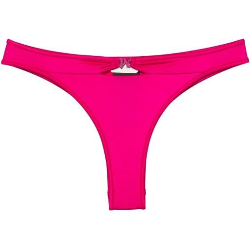 Palm Angels slip bikini con placca monogramma - rosa