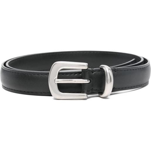 The Row cintura in pelle con anello - blu