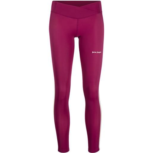 Palm Angels leggings con stampa - viola