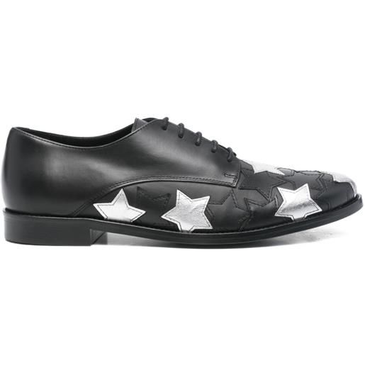 Stefan Cooke scarpe stringate star jazz in pelle - nero