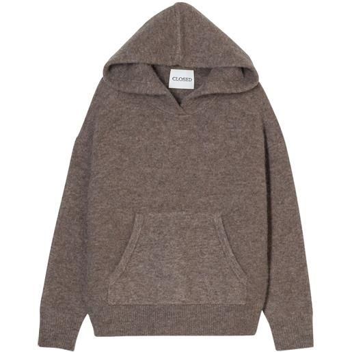 Closed felpa con cappuccio - marrone