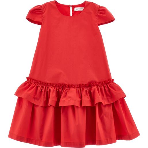 Monnalisa abito popeline con balze