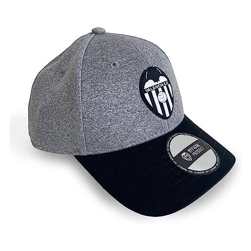 Valencia CF cappellino premium, grigio, 53 unisex-bambini e ragazzi