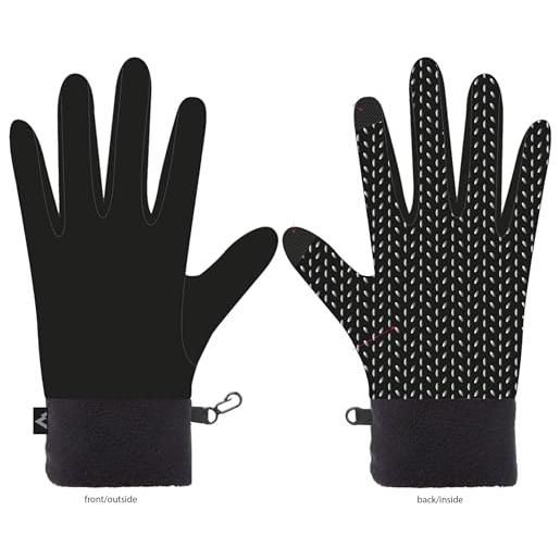 Mc Kinley mckinley ramberg - guanti unisex, taglia m, colore: nero