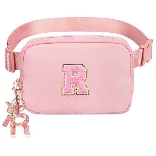 Kejea marsupio a tracolla per ragazze e donne - marsupio per ragazze età 8-12 adolescenti regali di compleanno piccoli marsupio alla moda per bambini, rosa, small, r