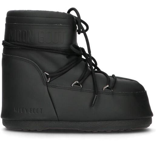 MOON BOOT - mb icon low rubber doposci uomo nero