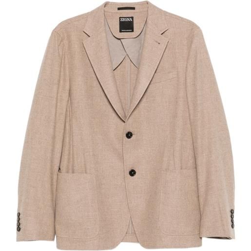 Zegna giacca con bottoni - toni neutri